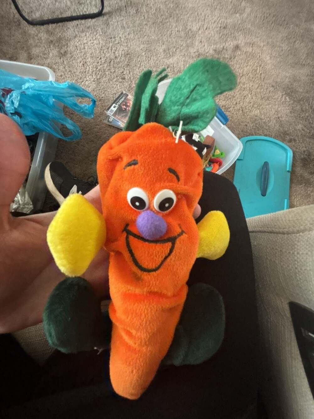Vintage Toy Box Creations Veggie Friends Seedies Beta Carrot Plush